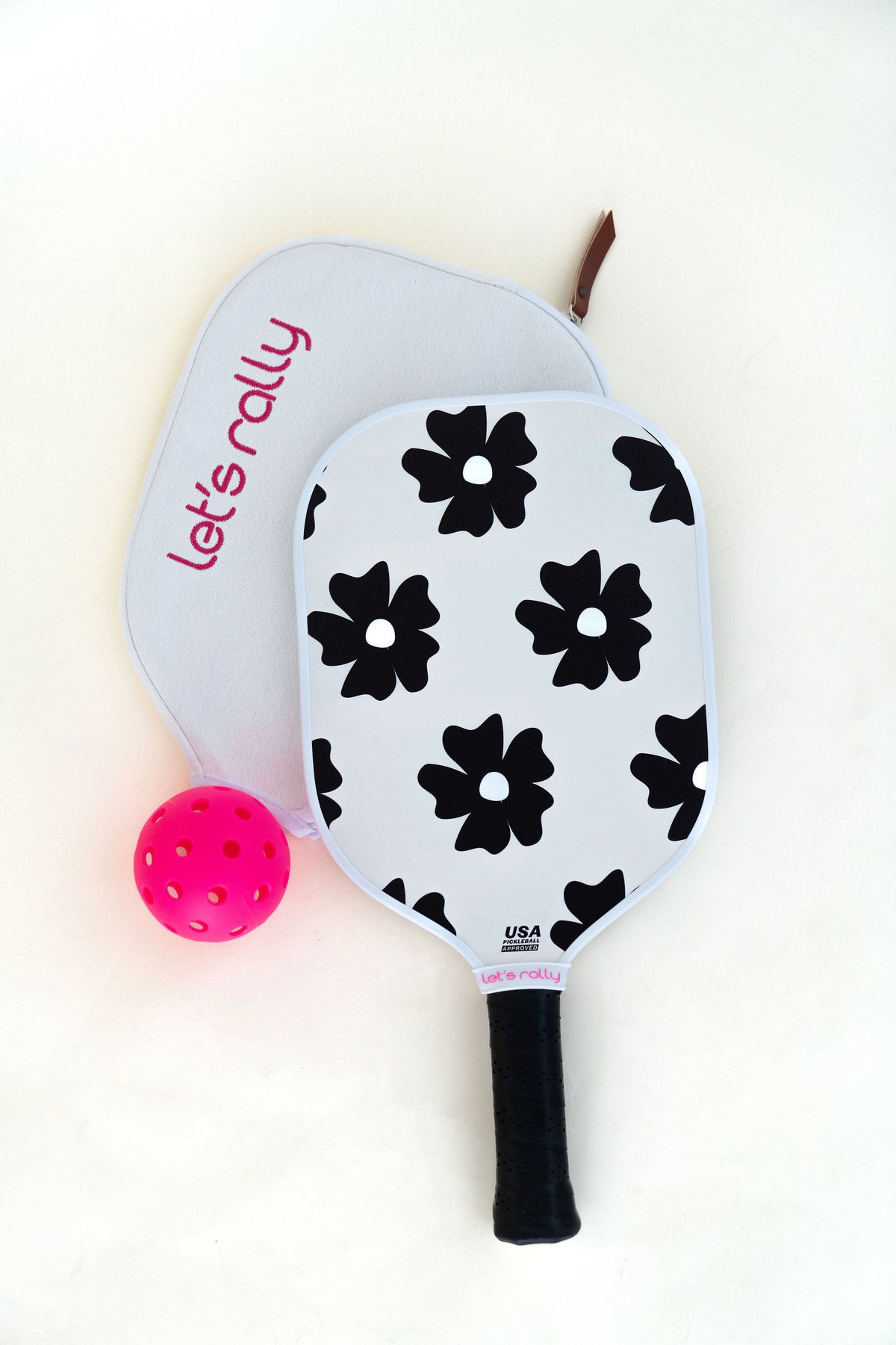 Flower Power Pickleball Paddle